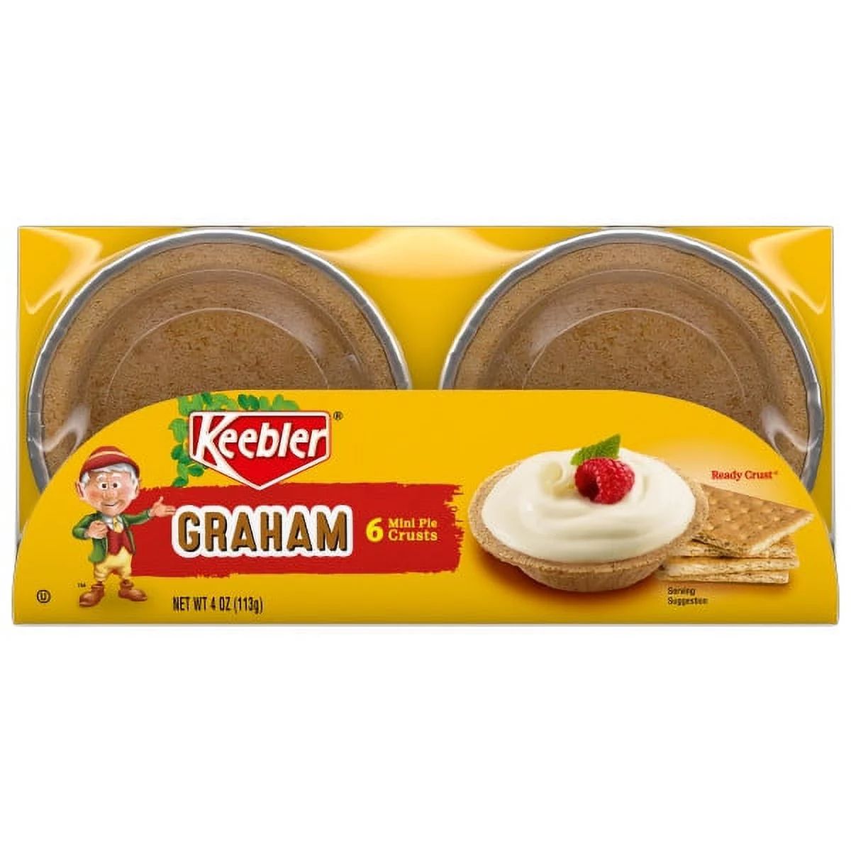 Keeber Graham Cracker RTE Mini Pie Crust 6ct | Walmart (US)