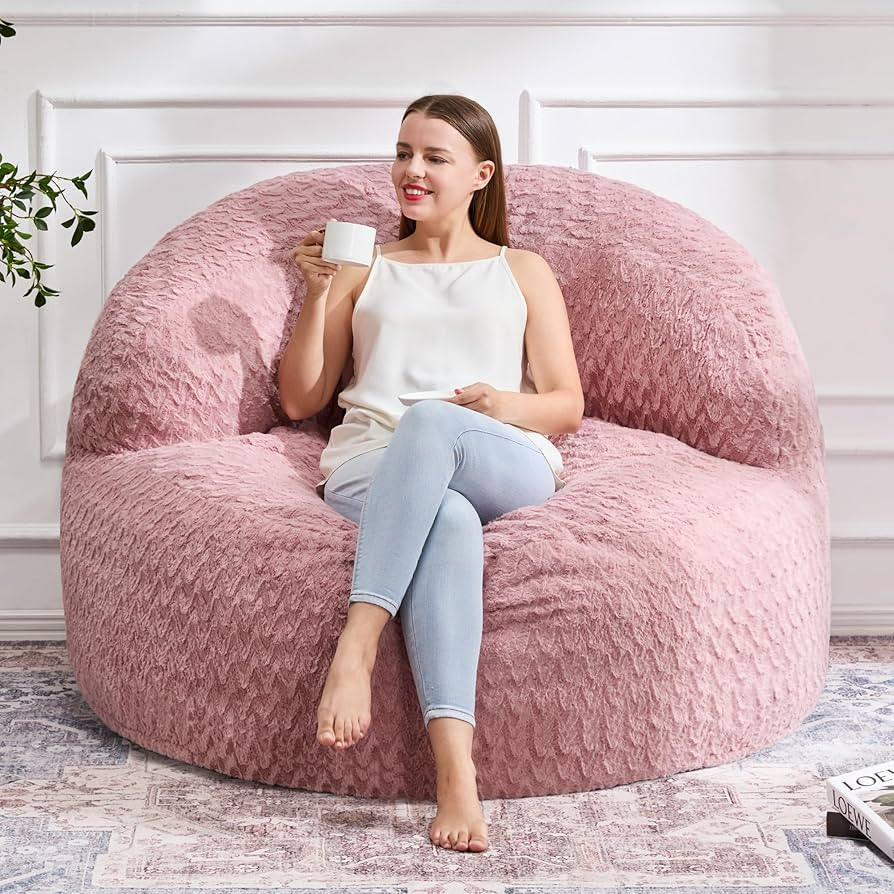 Hobestluk Bean Bag Chair Giant Bean Bag Chairs for Adults Big Bean Bag Chair with Memory Foam Fil... | Amazon (US)
