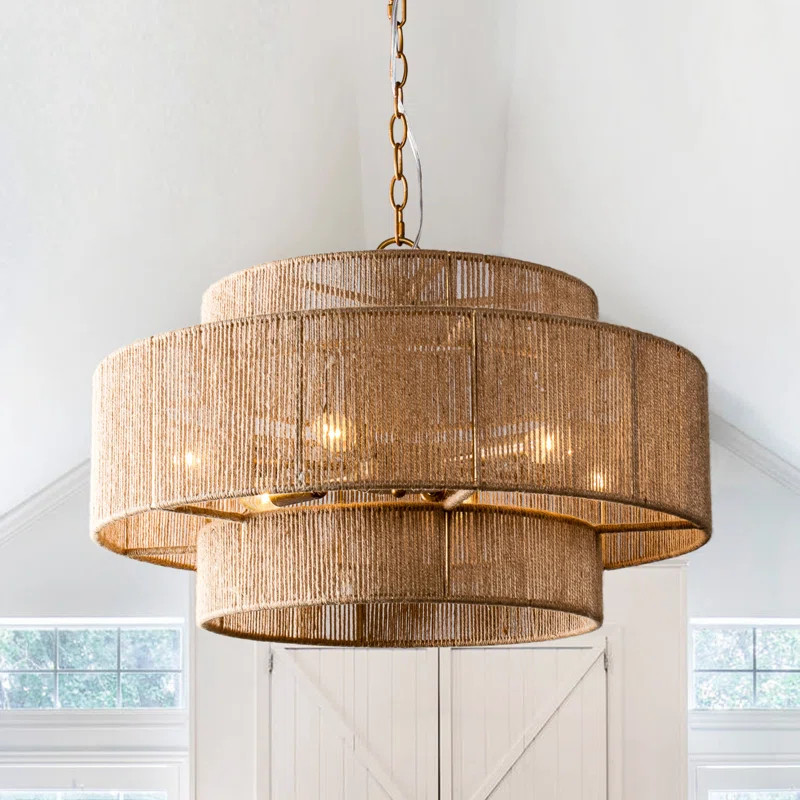 Luzerne 6 - Light 3-Tier Drum Chandelier | Wayfair North America