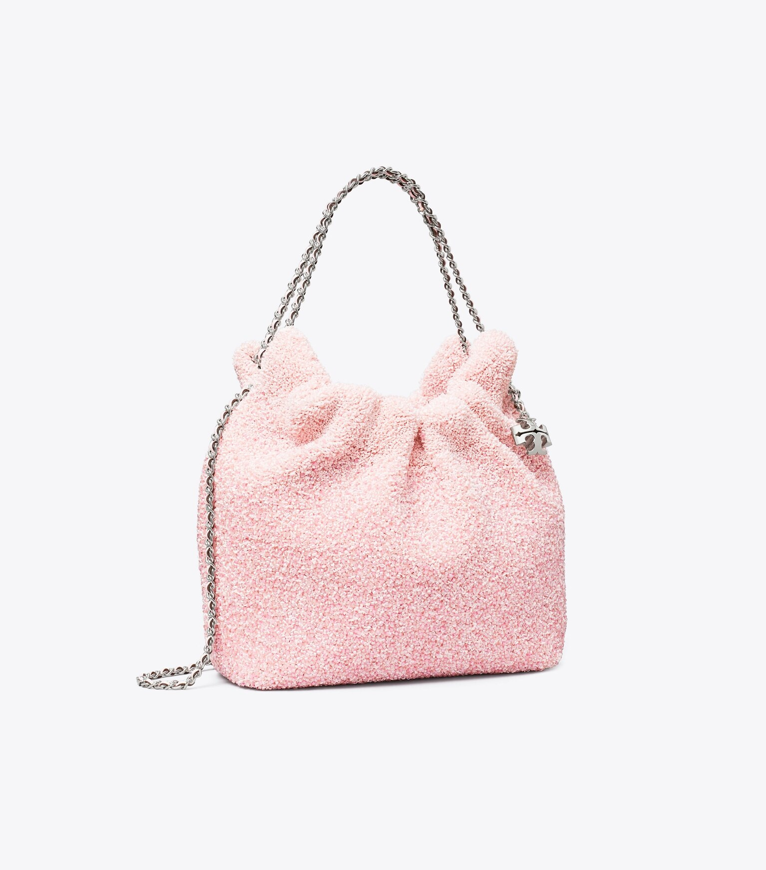 TB x BonBon Mini Fleming Embellished Hobo Bag: Women's Designer Crossbody Bags | Tory Burch | Tory Burch (US)