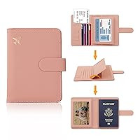 Melsbrinna Rfid Passport Holder for Travel women/Men, Cute Passport Wallet Rfid Blocking Card Slo... | Amazon (US)