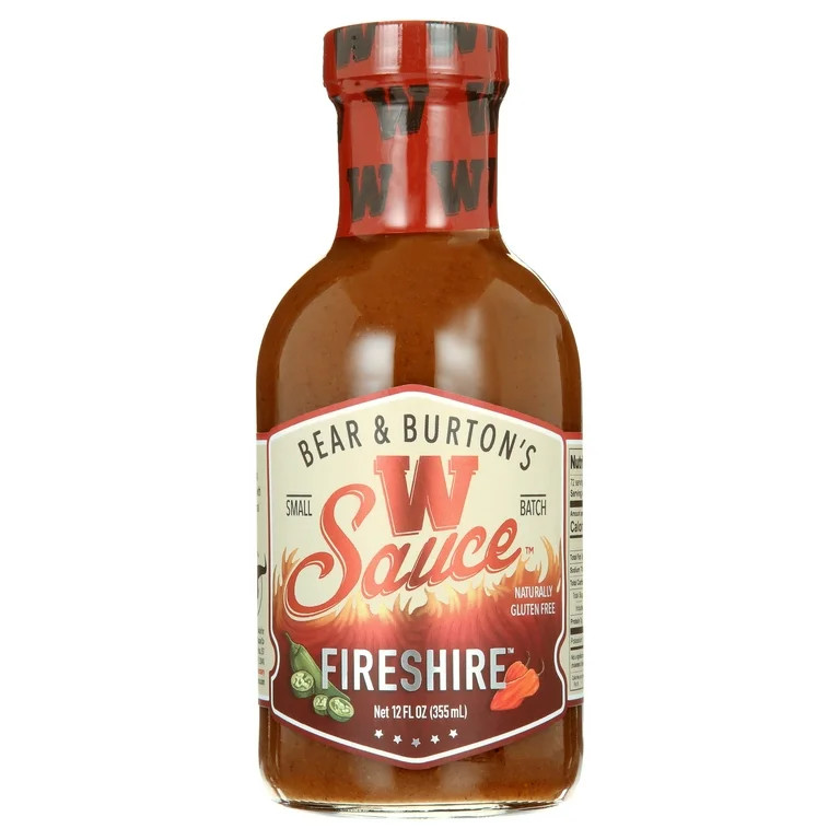 Bear & Burton's W Sauce; FIRESHIRE - Spicy - America's Worcestershire 12 oz Bottle All Natural | Walmart (US)