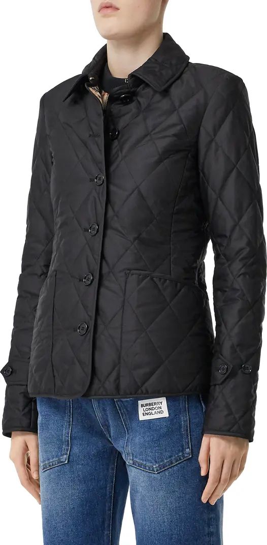 Burberry Fernleigh Thermoregulated Diamond Quilted Jacket | Nordstrom | Nordstrom