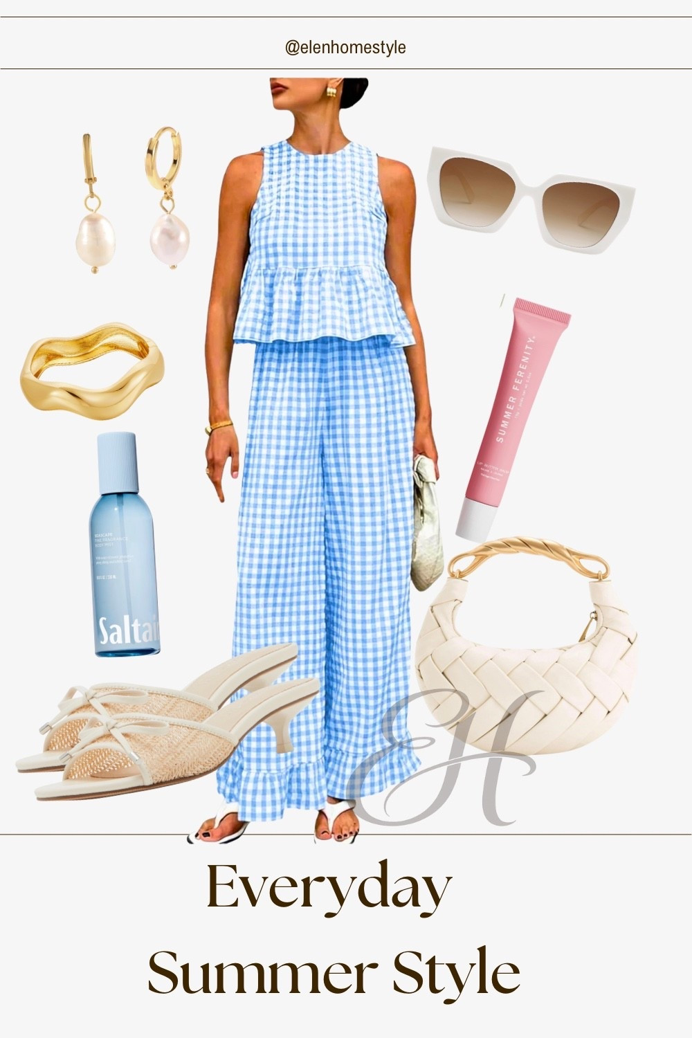 Everyday Summer Style ☀️💙

Easy, feminine, and perfect for warm days. I’m loving this blue gingham set paired with woven heels, chic accessories, and a few of my favorite beauty essentials. Everything is linked in my Amazon storefront! ✨👜👡

#LTKStyle #AmazonFinds #SummerOutfit #EverydayStyle #SummerFashion #AmazonFashion #BlueGingham #EffortlessStyle #LTKSummer #VacationStyle

#LTKsummer #LTKdresses #LTKbeauty