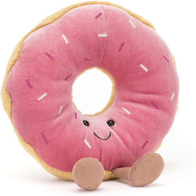 Jellycat Amuseables Doughnut Stuffed Toy, 7 inches | Pastry Plush | Fun Gift Idea | Amazon (US)