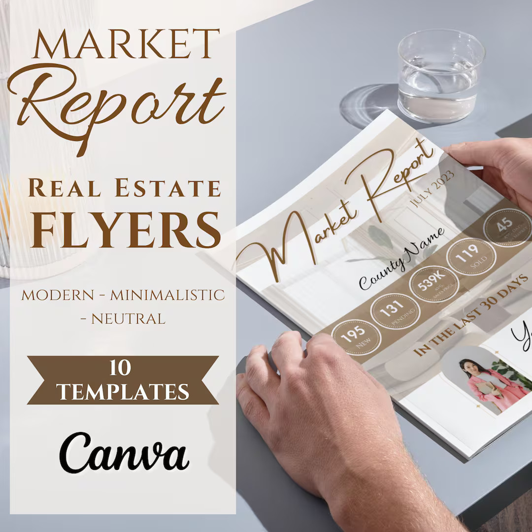 10 Market Report Flyers Real Estate Market Update Flyers - Etsy | Etsy (US)