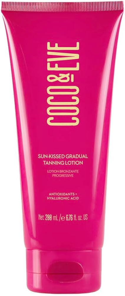 Coco & Eve Sun-kissed Gradual Tanning Lotion - Natural Sunless Moisturizing Tanner with 72H Hydra... | Amazon (US)