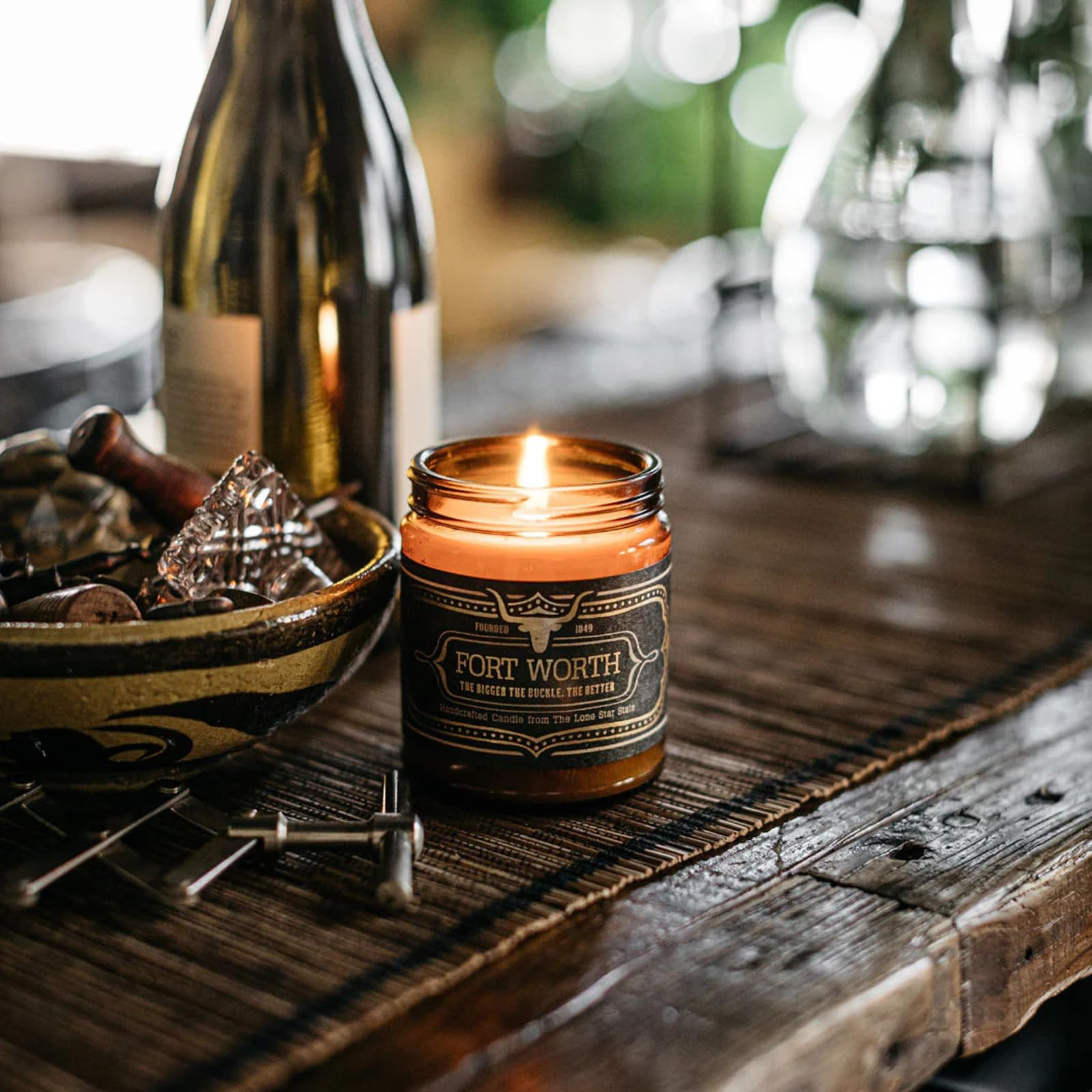 Jackson Vaughn Scented Texas Candle | Aromatherapy Long Lasting Candles Luxury Home Fragrance Dec... | Amazon (US)