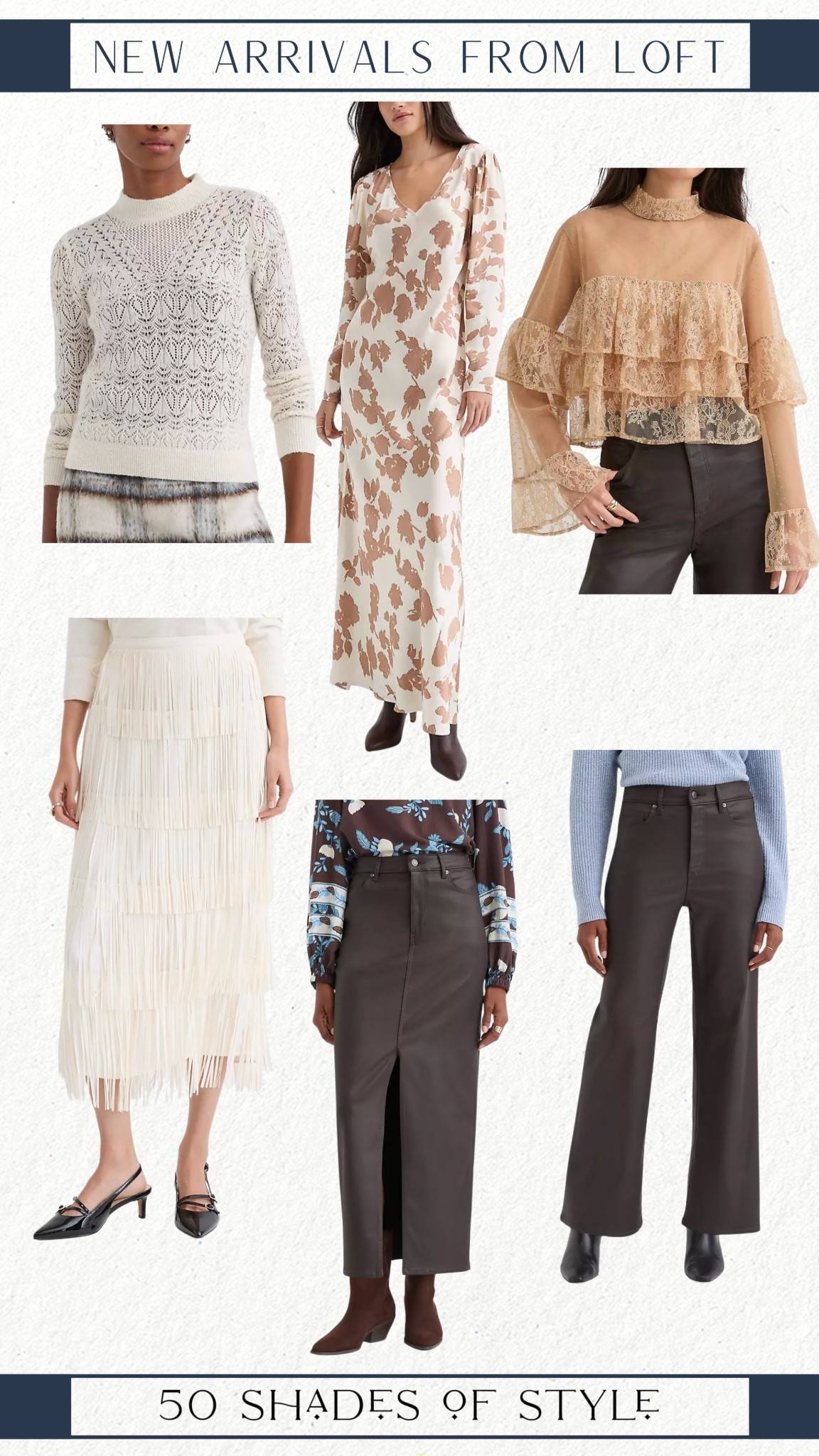 white sweater, floral dress, lace top, fringe skirt, fall outfit 

#LTKSeasonal #LTKFindsUnder100 #LTKOver40