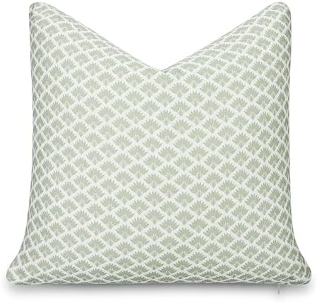 Crumbs Home Modern Farmhouse California Casual Indoor Outdoor Throw Pillow Cover, 20"x20" Water R... | Amazon (US)