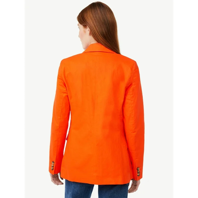 Free Assembly Women's Slim Single-Breasted Blazer | Walmart (US)