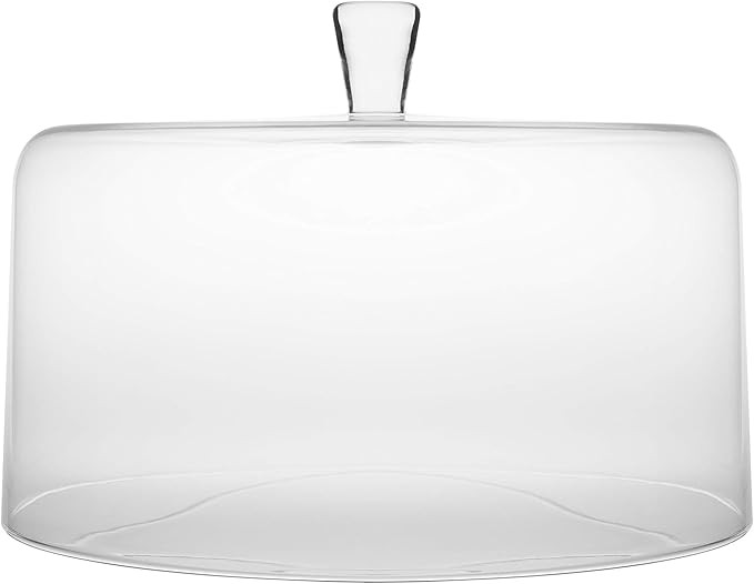 Barski - Euorpean Quality Glass - Extra Large Glass - Clear - Cake Dome - 11.5" Diameter - Made i... | Amazon (US)