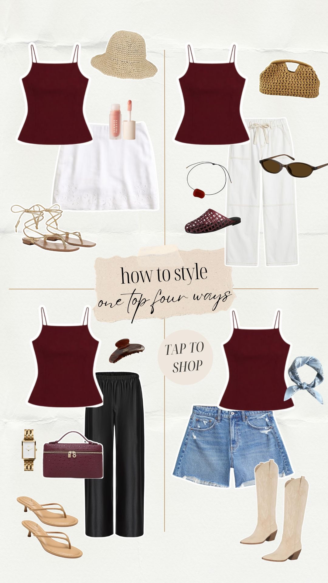 How To Style: 1 Top, 4 Ways

#LTKootd #LTKgrwm #LTKSeasonal