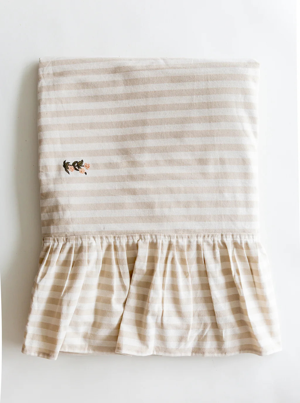 Ruffled Stripe Tablecloth | House of Jade Home