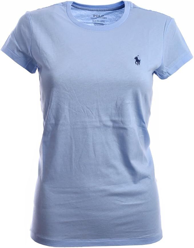 Ralph Lauren Sport Women's Crewneck T-Shirt (X-Large, Elite Blue/Navy Pony) | Amazon (US)