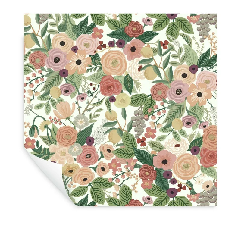 Garden Party 20' L x 27" W Peel and Stick Wallpaper Roll | Wayfair North America