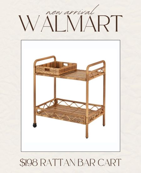 New Walmart bar cart! So adorable! 

Lee Anne Benjamin 🤍

#LTKsalealert #LTKhome #LTKstyletip