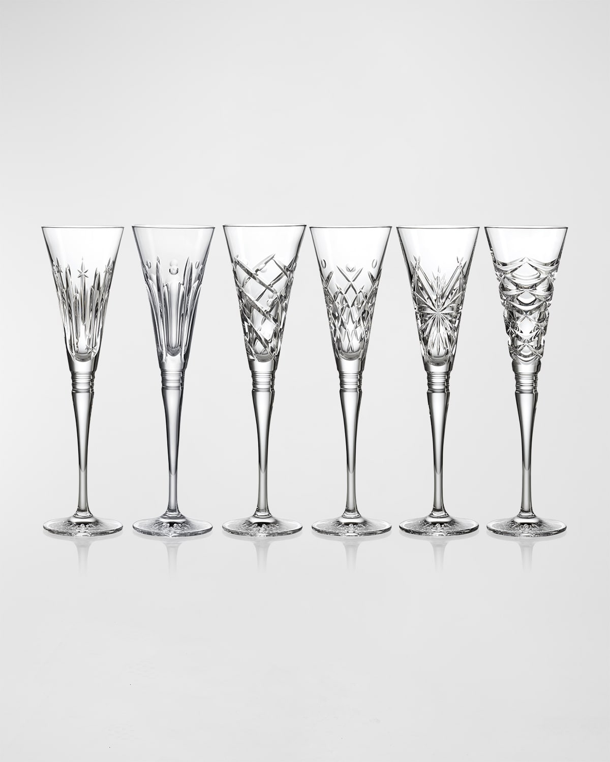 Winter Wonders Champagne Flutes, Set of 6 | Horchow