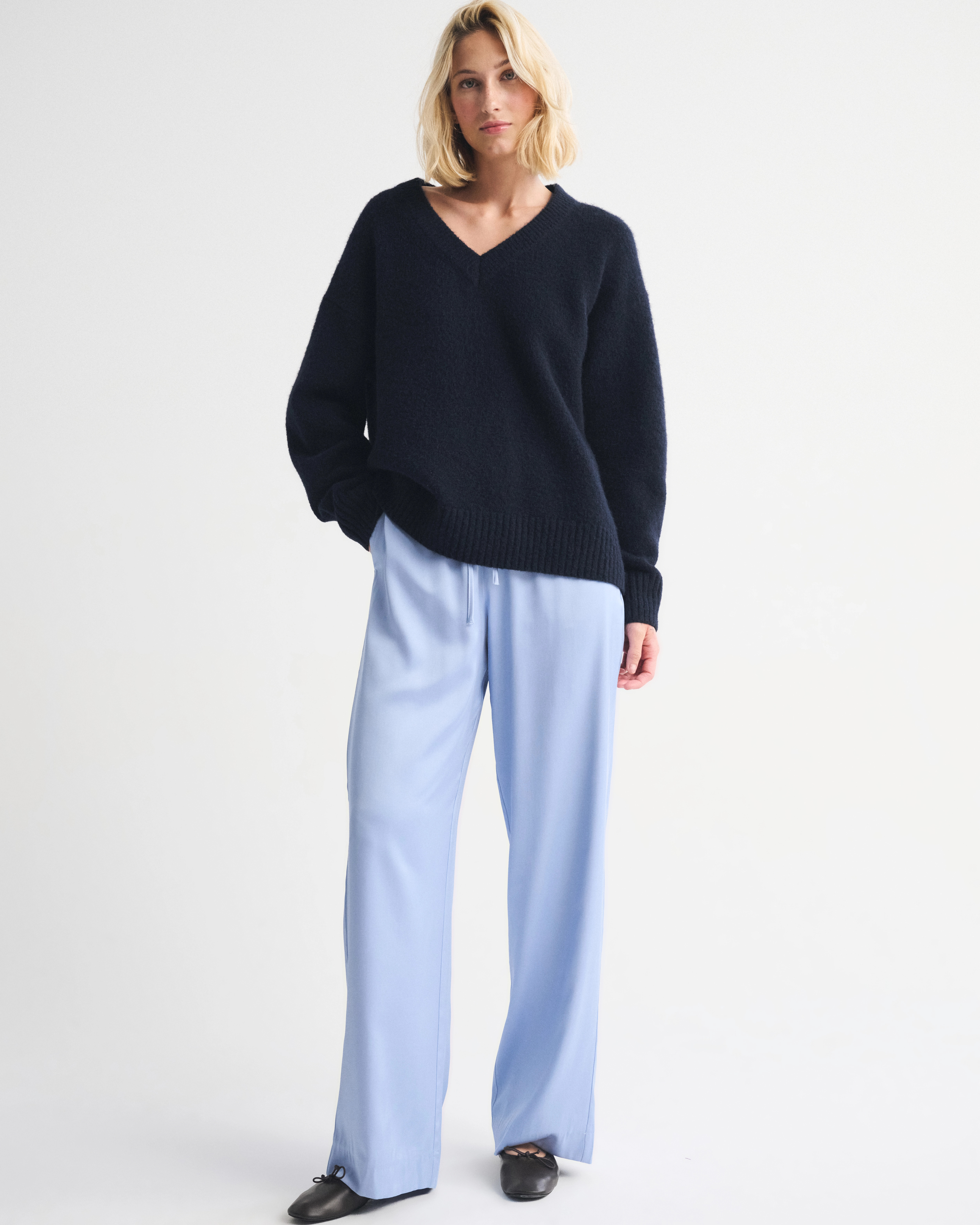 Satin Pull-On Pant | Abercrombie & Fitch (US)