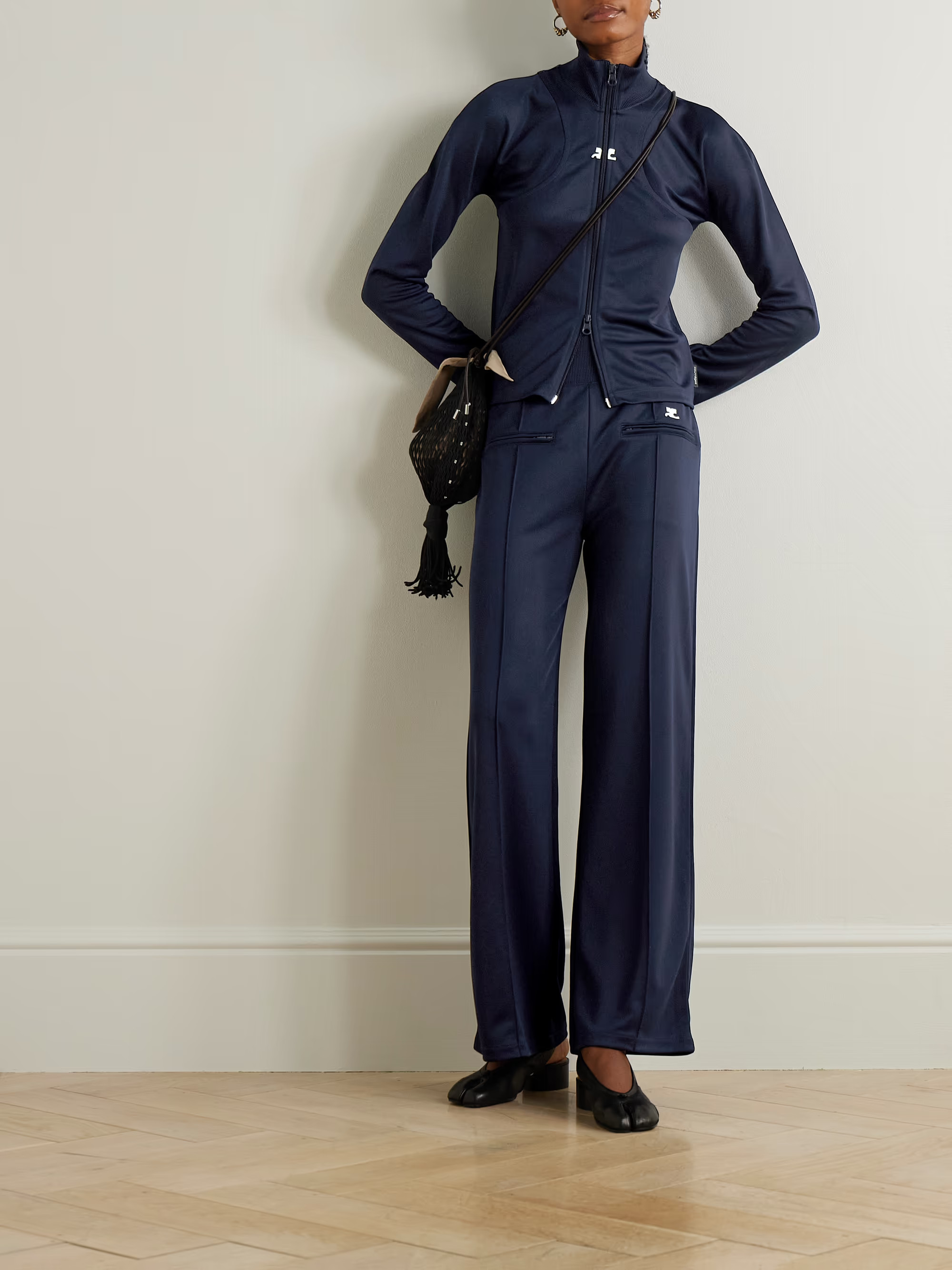 Interlock appliquéd jersey track jacket | NET-A-PORTER (US)