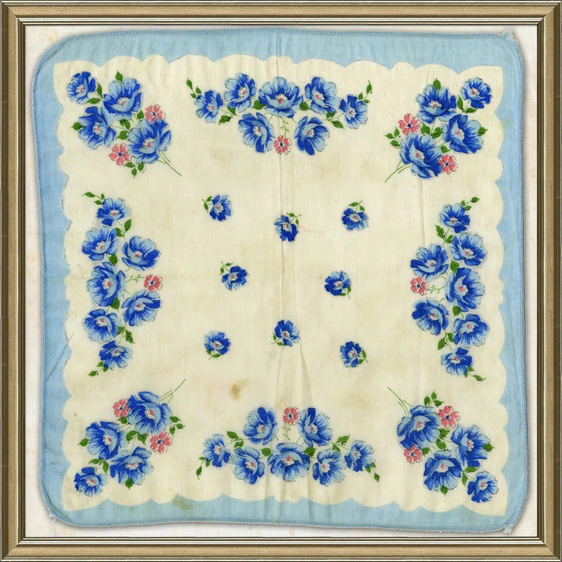 Vintage Silk Handkerchief " Vintage Silk Handkerchief II " | Wayfair North America