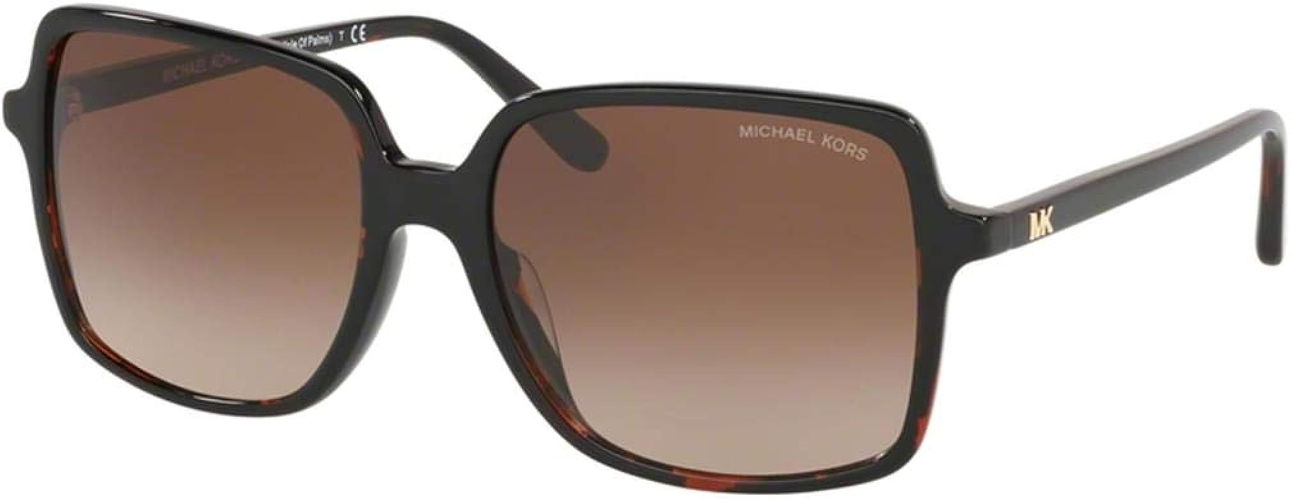 Michael Kors MK2098U 378113 Brown Tortoise Isle Of Palms Square Sunglasses Lens, Db127.18 New New... | Amazon (US)