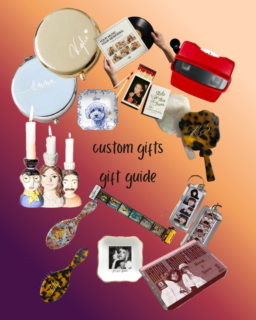 gifting guide with all custom gifts for a more personal touch <3 

#LTKCyberWeek #LTKGiftGuide #LTKHoliday
