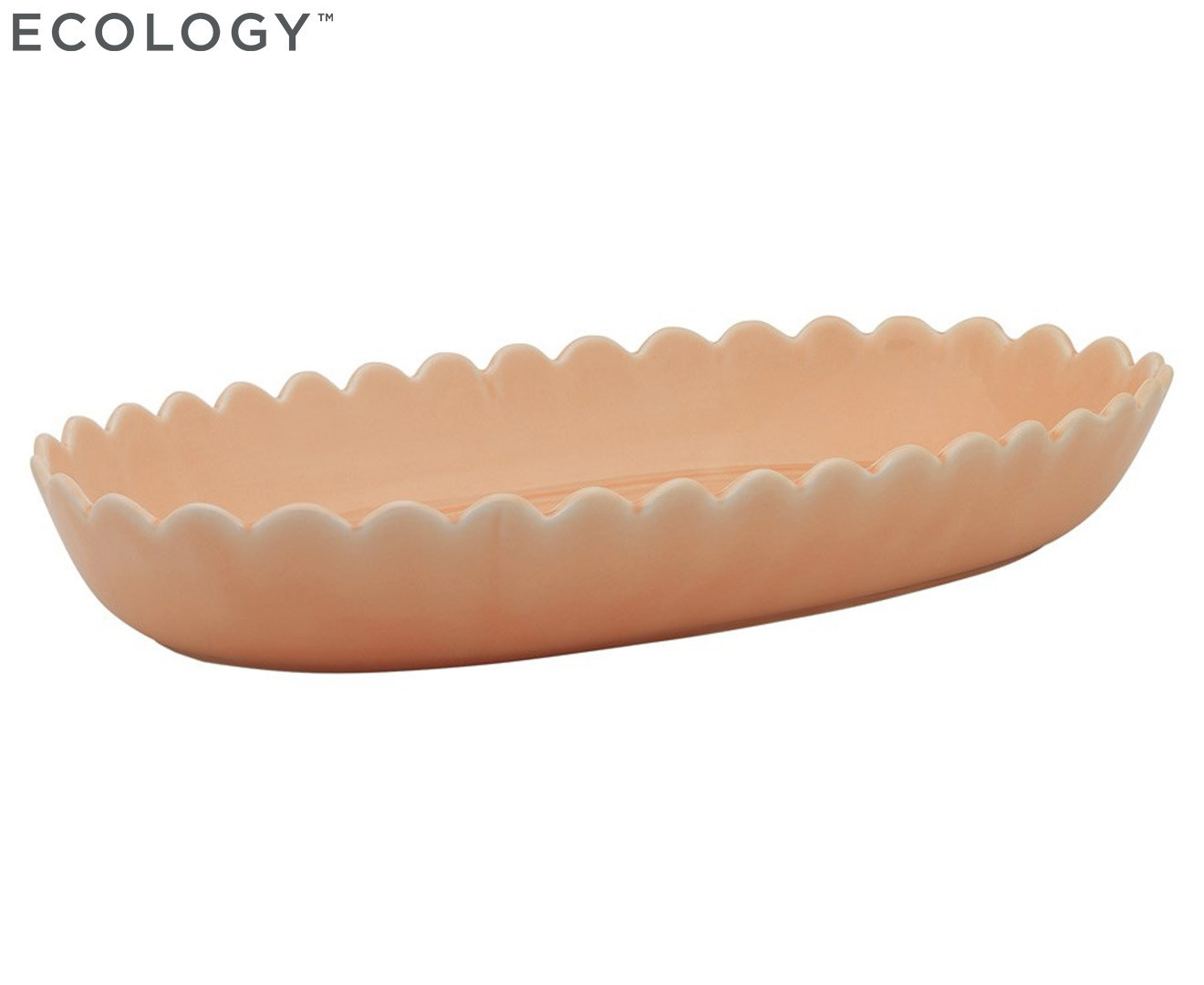 Ecology 40cm Belle Oval Serving Dish - Pink | Catch.com.au