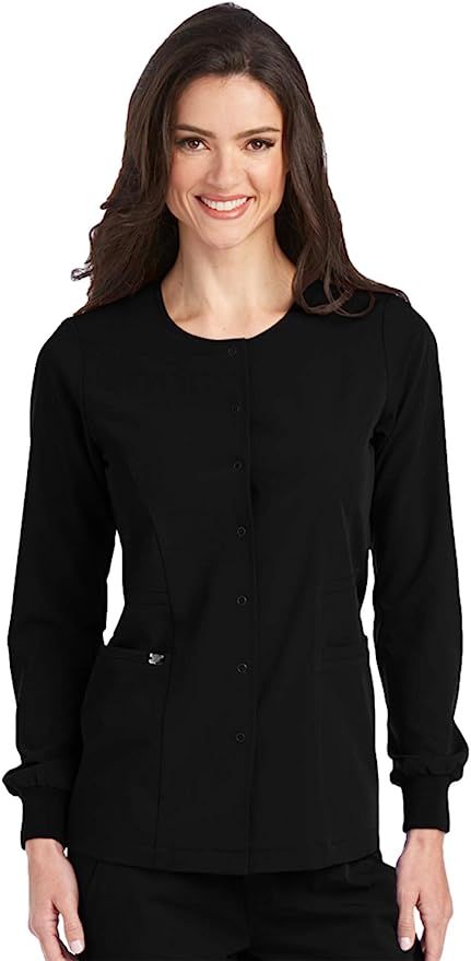 Grey's Anatomy Signature Warm-Up for Women– Super-Soft Medical Scrub Jacket | Amazon (US)