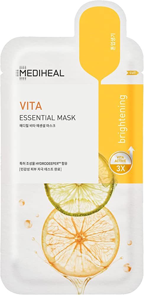 Mediheal Vita Essential Mask 10 Pack 24ml, Korean Vitamin Sheet mask, muti-vitamin mask, for all ... | Amazon (US)