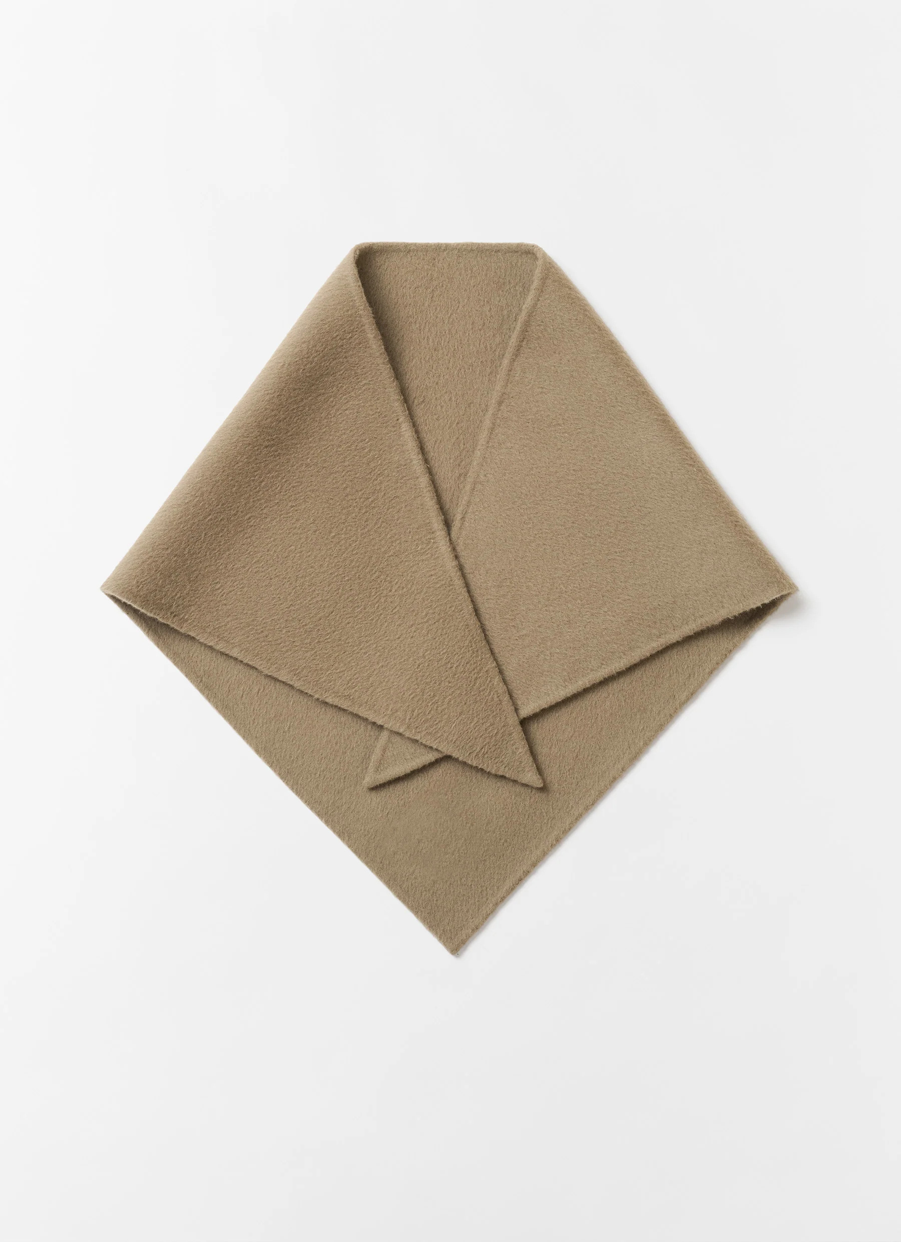 Miley Triangle Scarf, tan | Almada Label