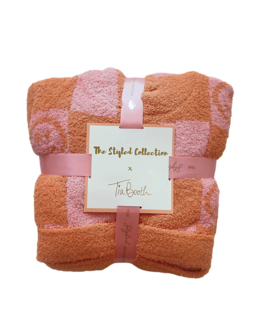 TSC x Tia Booth: Checkered Smiley Children's Robe | The Styled Collection