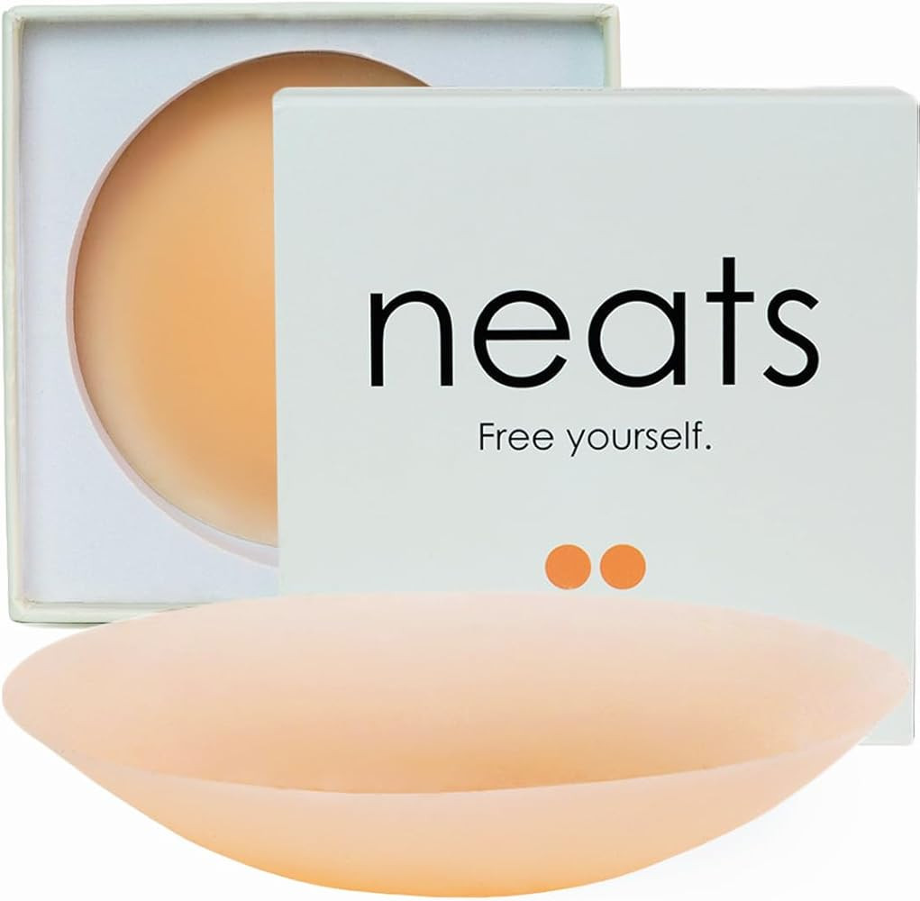 NEATS Nipple Covers for Women, Reusable & Hypoallergenic Adhesive Silicone Pasties | Amazon (US)