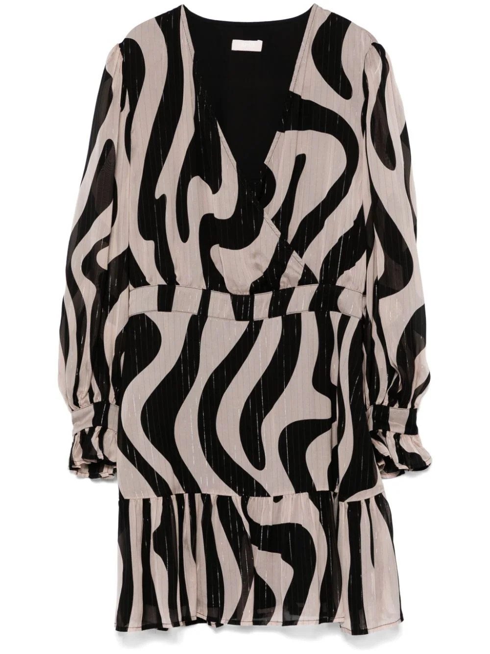 LIU JO abstract-print dress - Black | Farfetch Global
