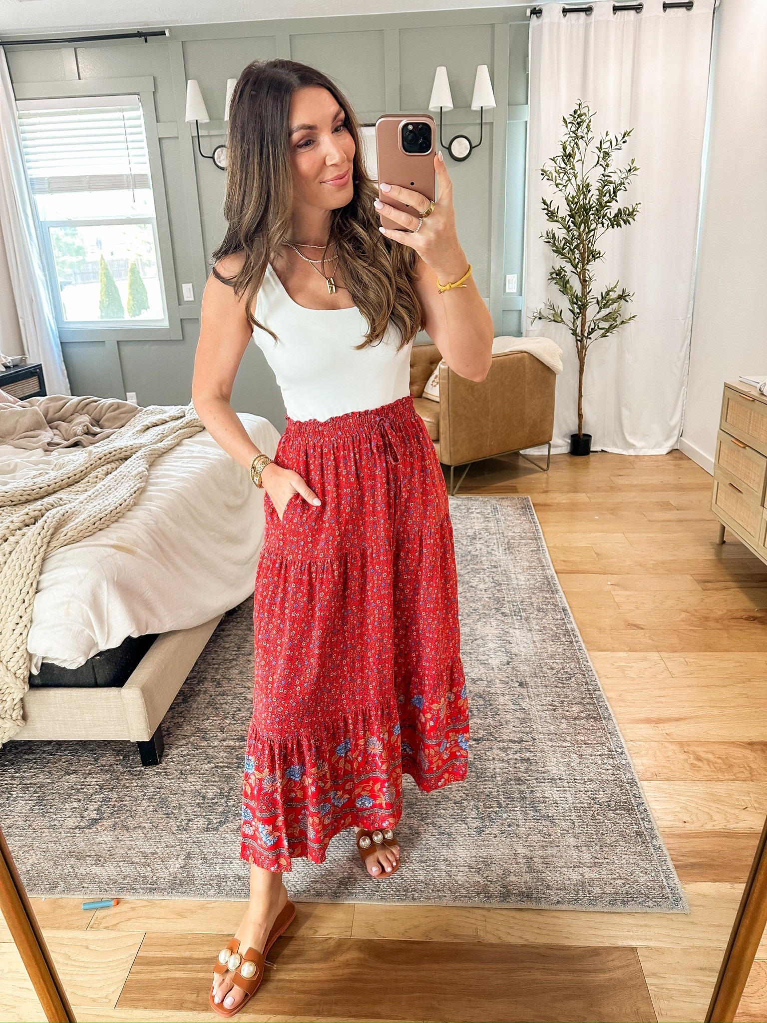 This best selling skirt is SOOO stretchy and comes in other colors! Amazon fashion, vacation outfit, Spring outfit.

#LTKSeasonal #LTKStyleTip #LTKFindsUnder50