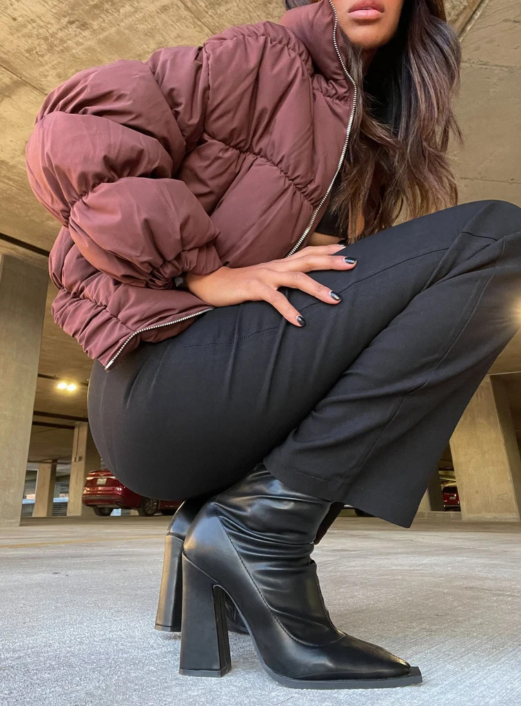 Barcelona Boot Matte Black | Princess Polly US