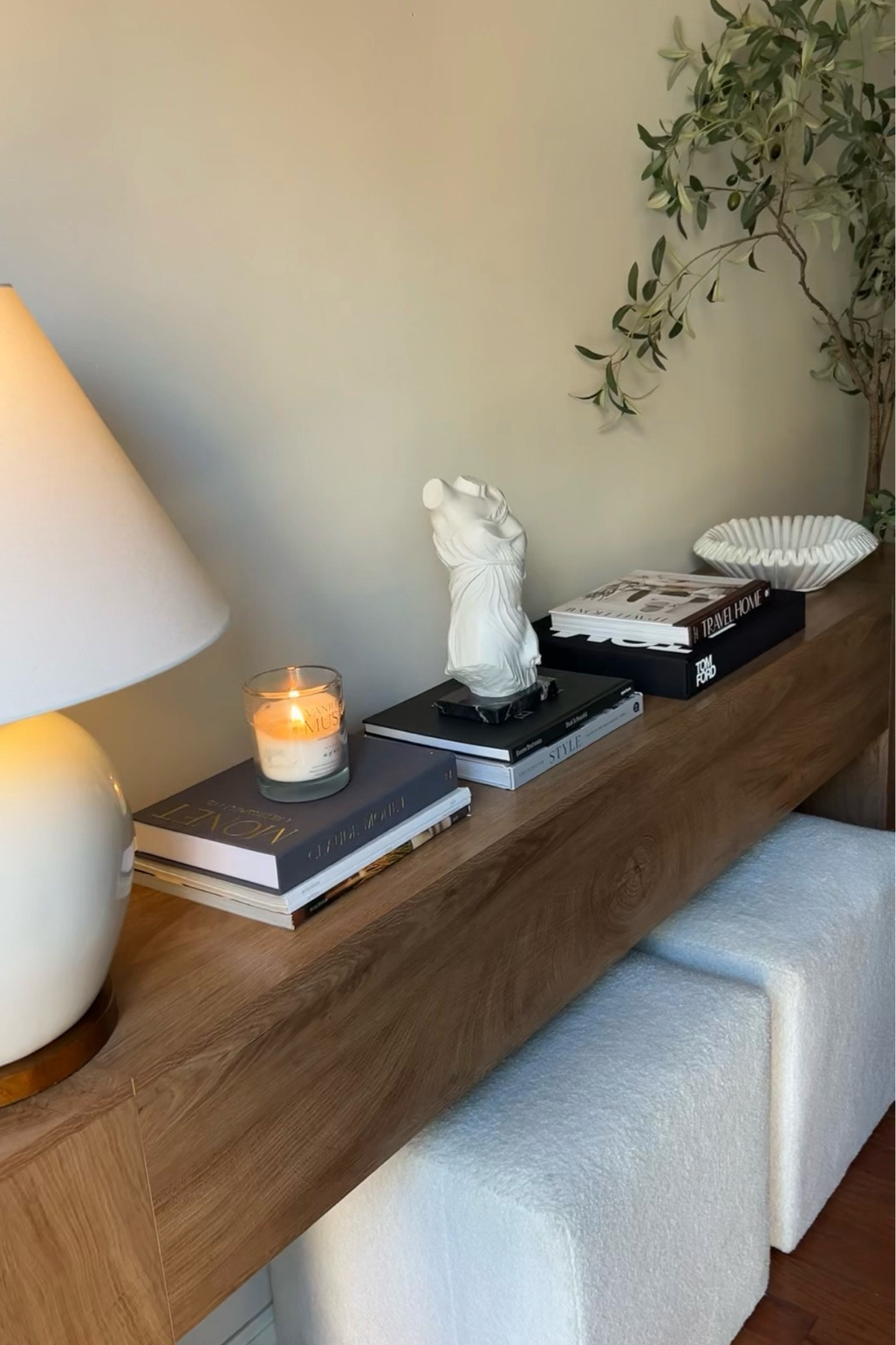 Slowly redecorating my entryway not sure what to add above the table! 
Amazon HOME FINDS. Home decor. 

#LTKHome