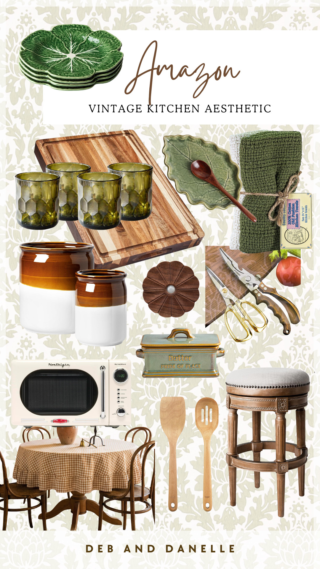 We love finding vintage-inspired kitchenware from @Amazon! Check out our top picks to bring a touch of elegance to your dining and cooking space.  

 #LTKSeasonal #LTKHome