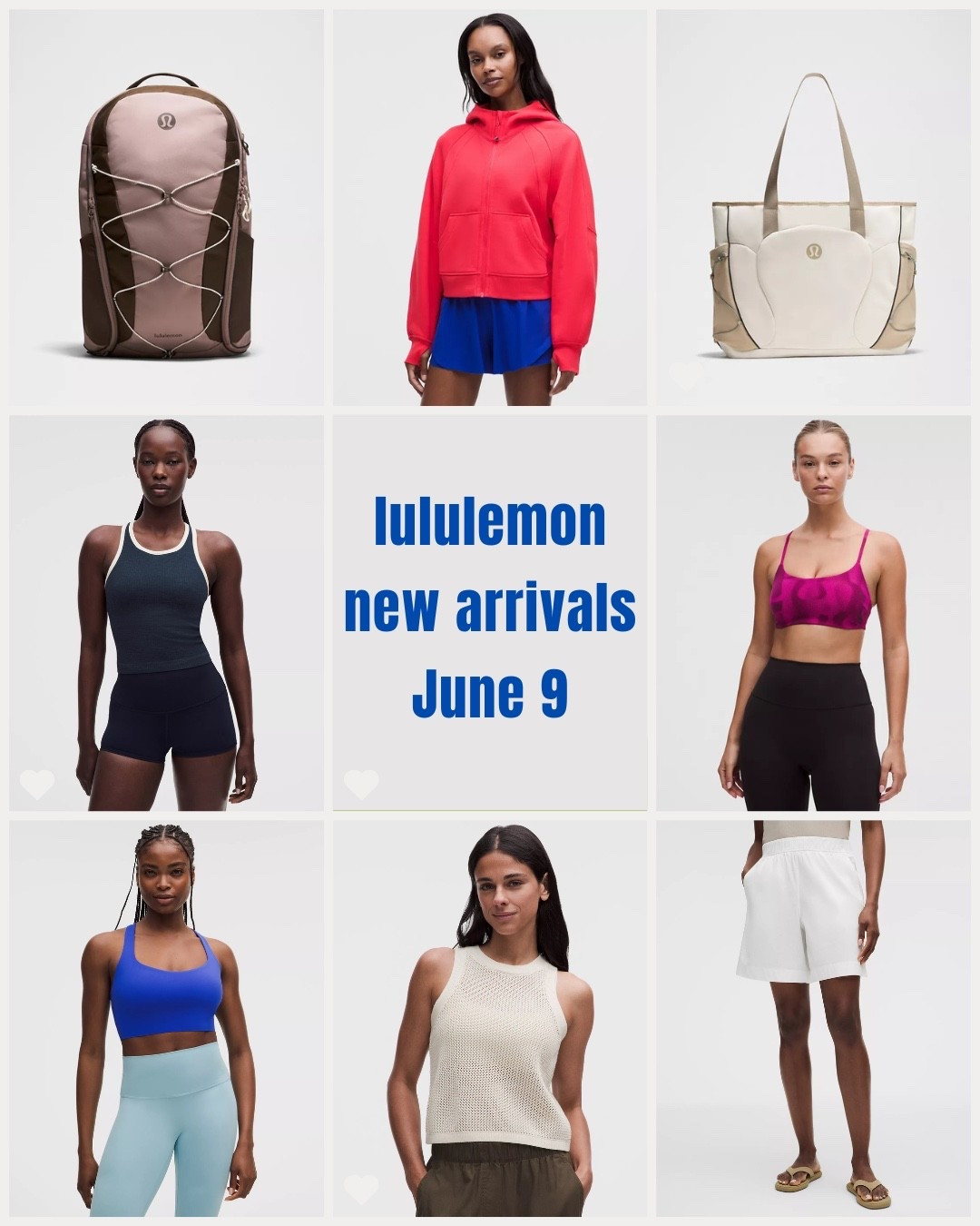 lululemon new summer arrivals June 9 

Linen, crochet and bold summer colors are dropping today as well as some cute new bags and accessories!

#LTKcanada #LTKsummer #LTKfitness