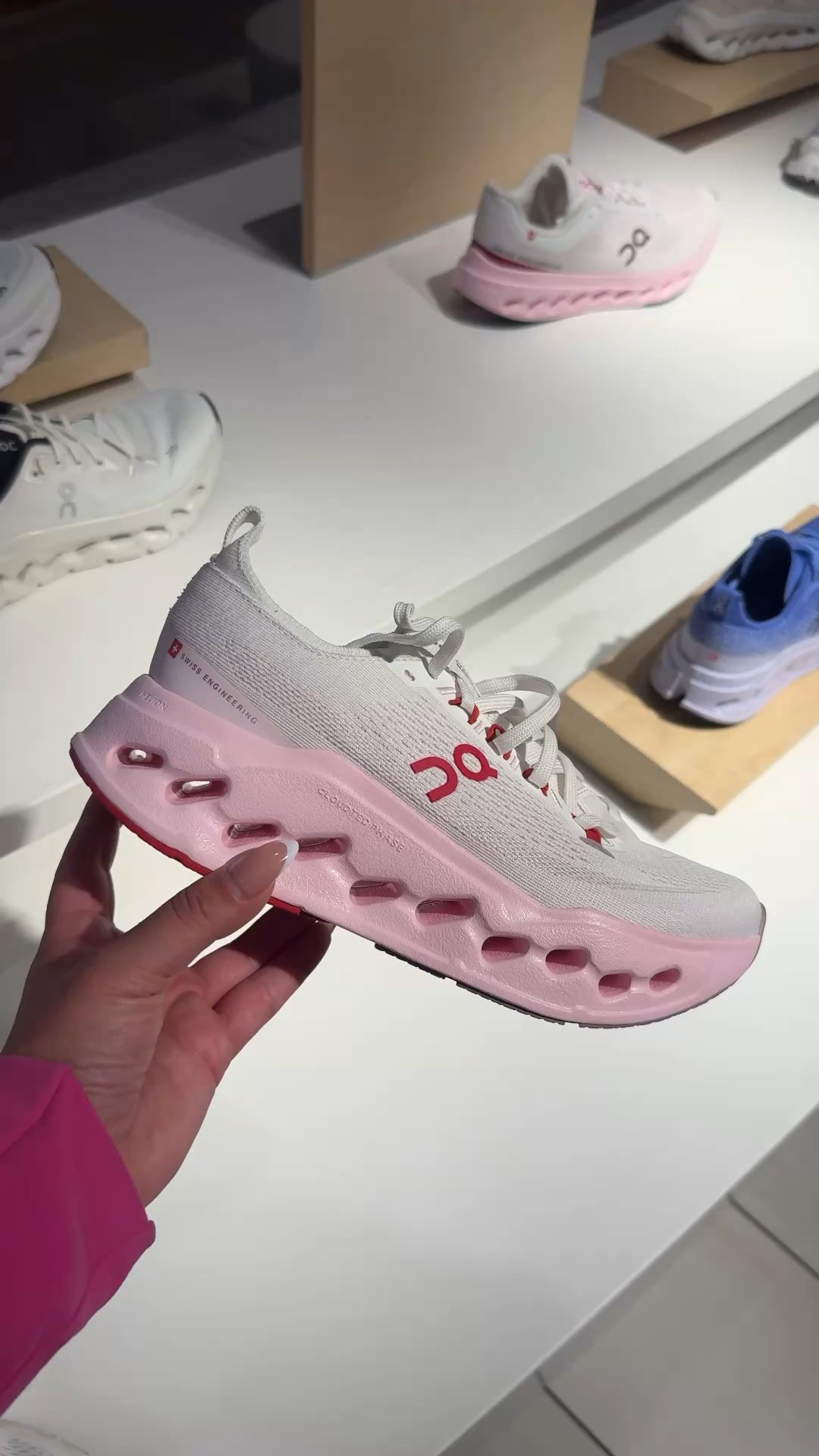 Ahhh this tennis shoes are perfection!!!! The pink & white combo with a pop of red is everything! And these are the most comfortable shoes I’ve ever worn! Great for walks or runs! Or even running errands!!! #sneakers #tennisshoes #runningshoes

#LTKootd #LTKfitnessgoals #LTKfoodie