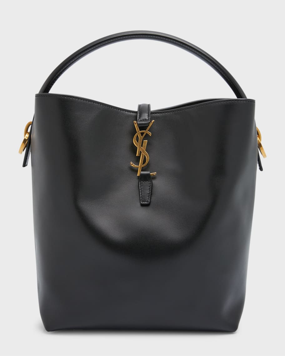 Saint Laurent Le 37 YSL Bucket Bag in Smooth Leather | Neiman Marcus
