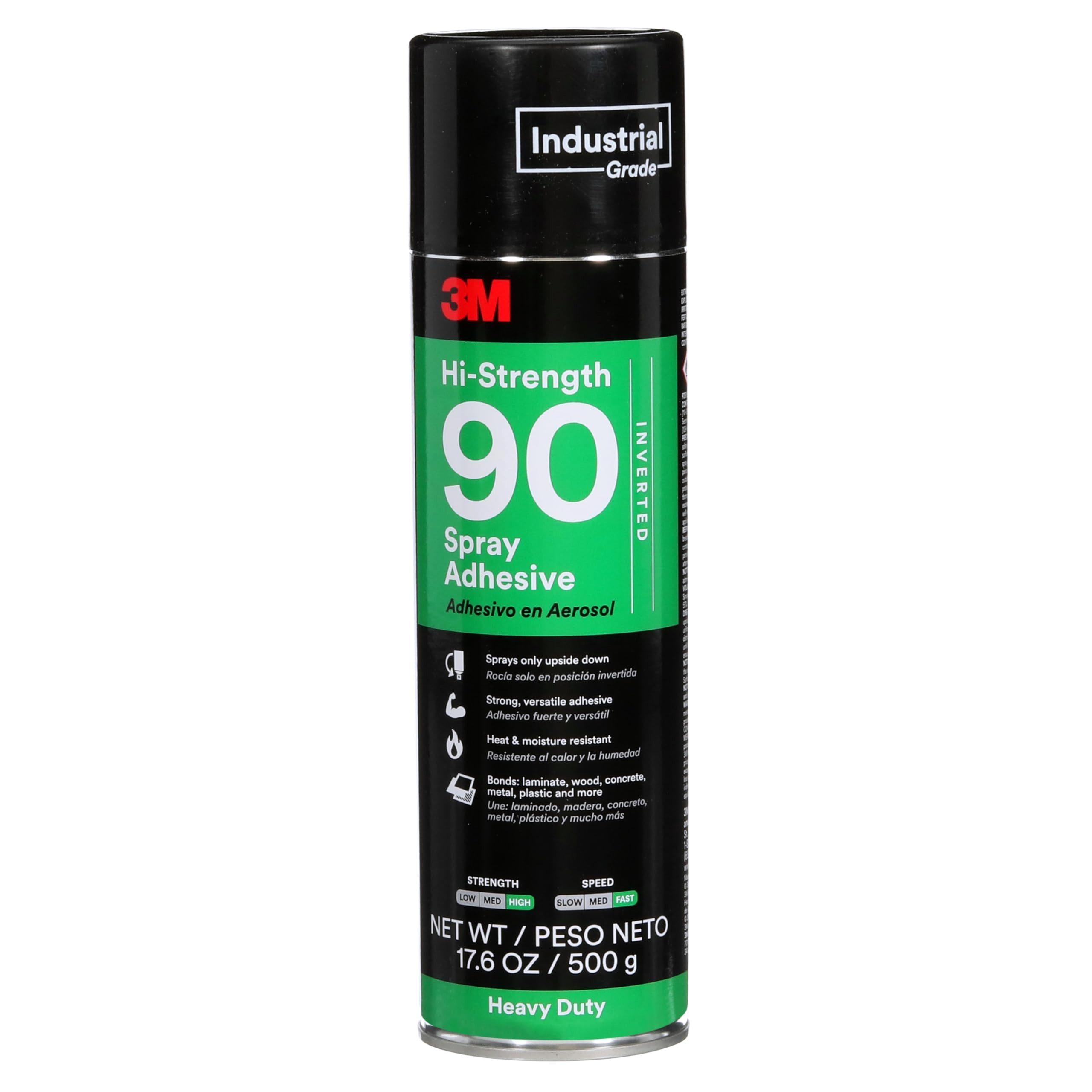 3M Hi-Strength 90 Spray Adhesive, Permanent, Bonds Laminate, Wood, Concrete, Metal, Plastic, Clea... | Amazon (US)