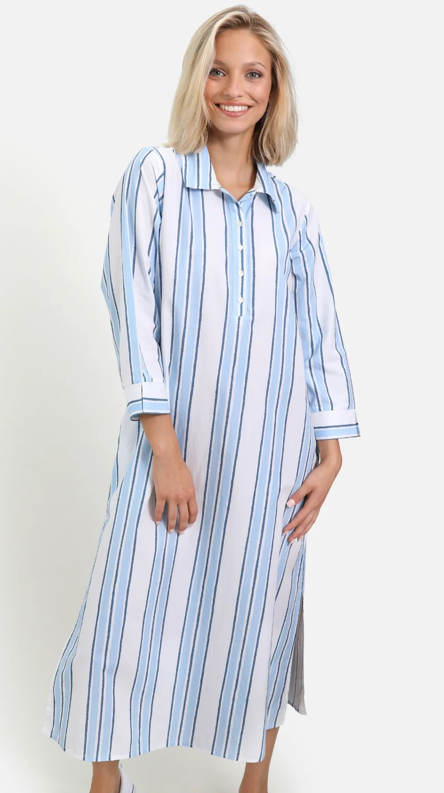 Sara Dress - Blue Stripe | navyBLEU LLC