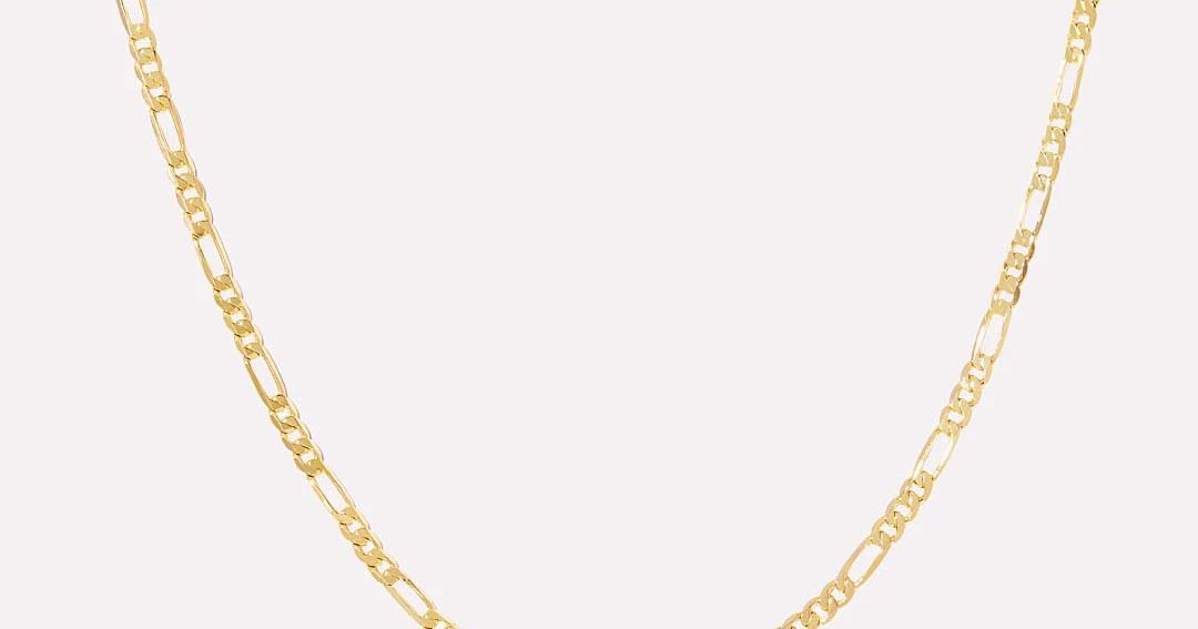 Figaro Chain Necklace - Leo Regular Short | Ana Luisa