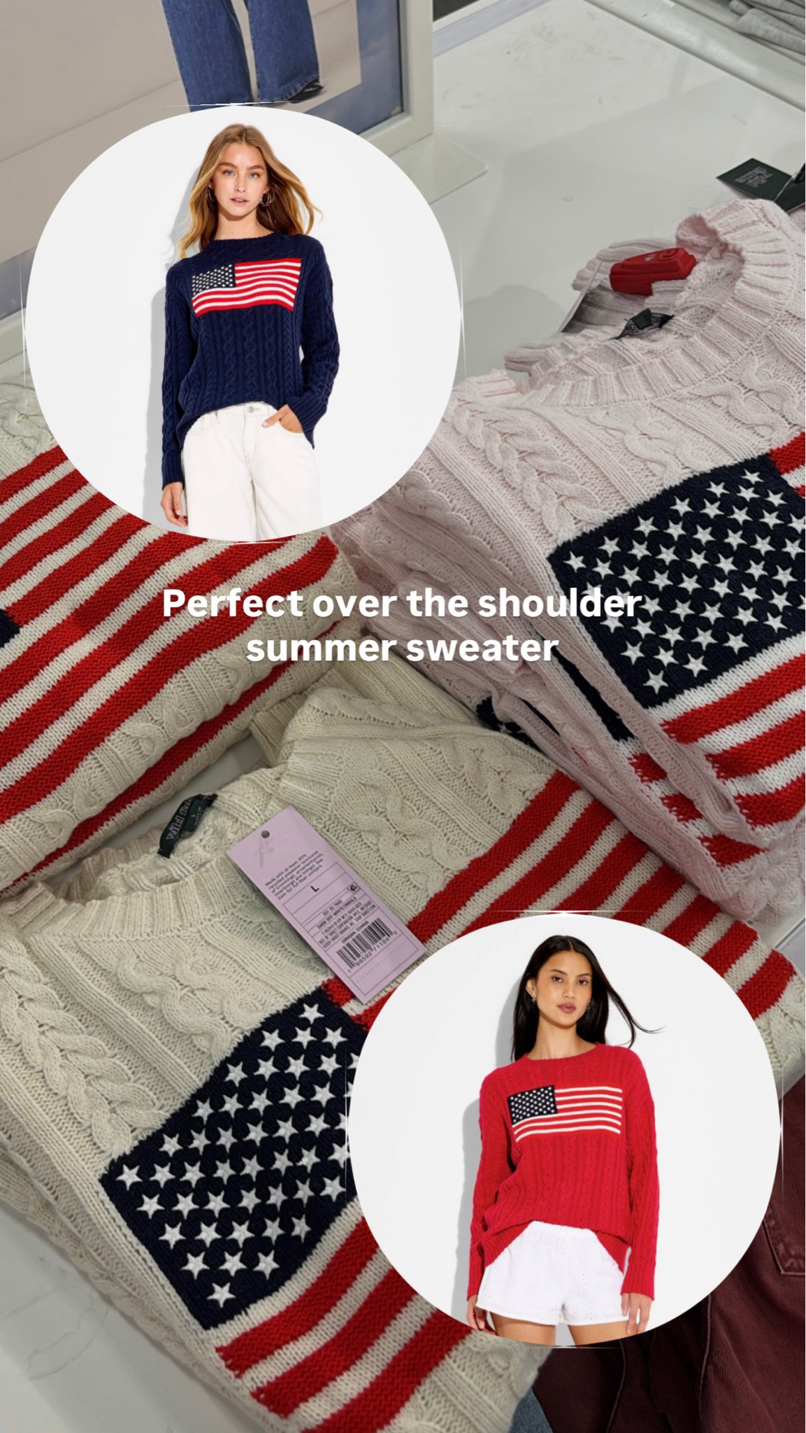 Cutest flag sweater for this summer!!! 

#LTKMidsize #LTKootd #LTKSaleAlert
