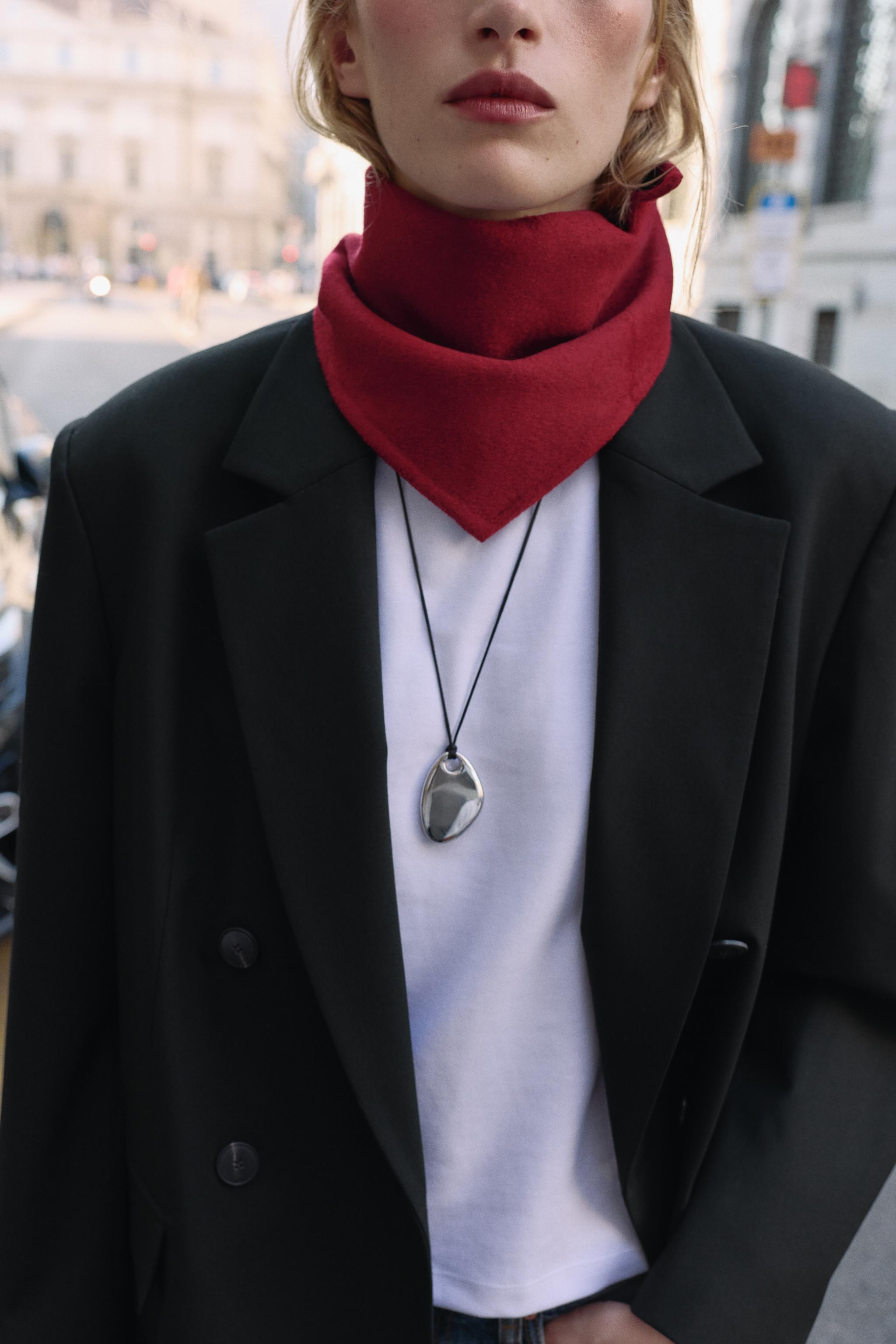 DREIECKSTUCH MIT WOLLE | Zara DE