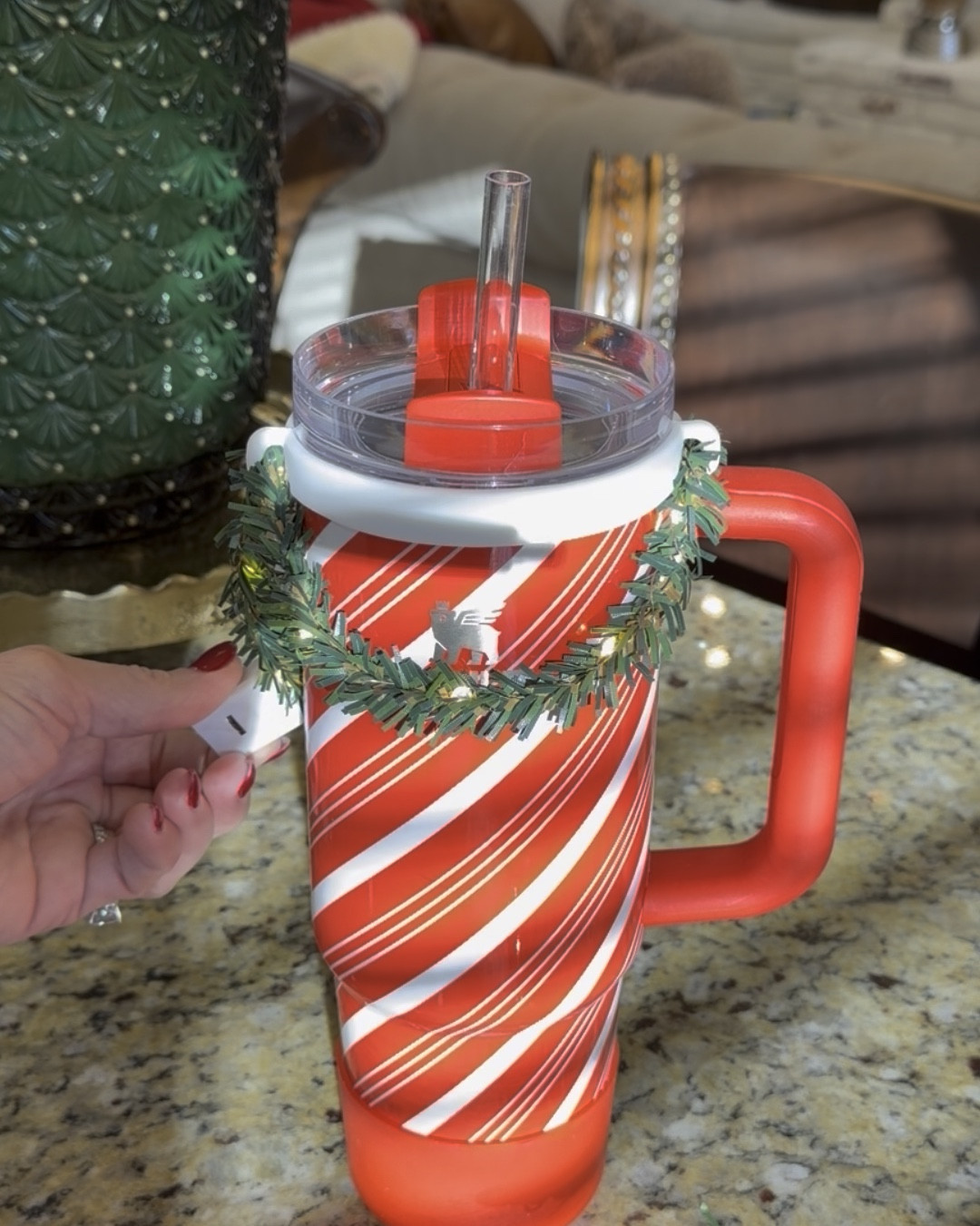 How fun is this for your tumbler!?! Everything in one box to light up the holidays. Literally 🤣. Lights include three settings. 🎄♥️

#LTKSaleAlert #LTKGiftGuide