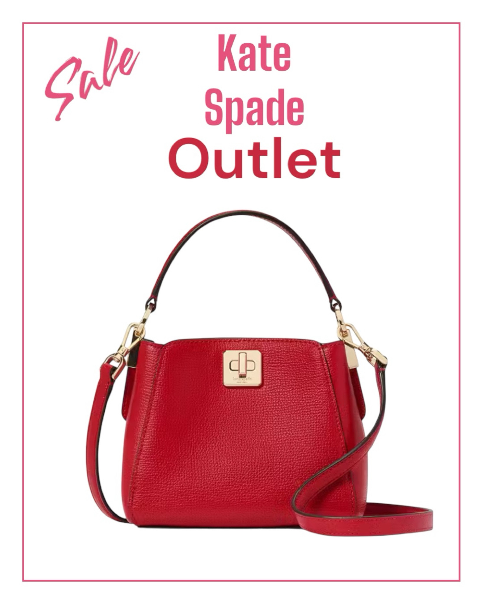 Red handbag by Kate Spade. 
#redhandbag
#katespade

#LTKsalealert #LTKitbag