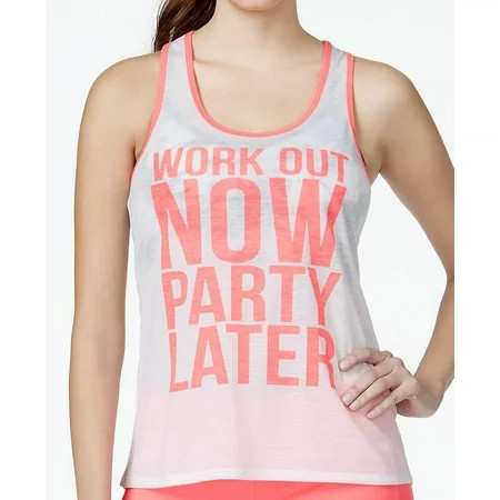 Active Juniors Work Out Graphic Tank Top Medium | Walmart (US)