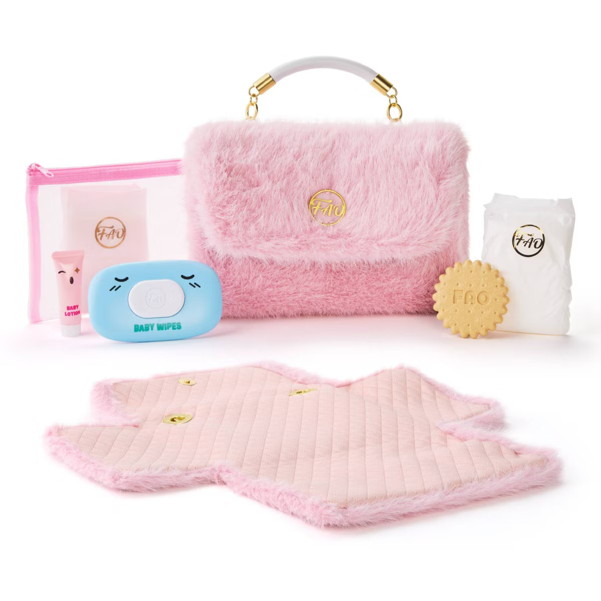 FAO Schwarz Baby Doll Diaper Bag Set | Target